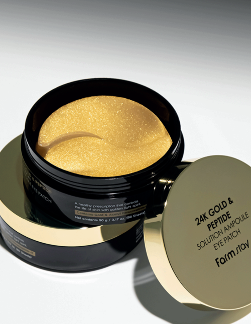 Farmstay Máscara para Olhos de peptideo e ouro 24k