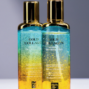 Farmstay Nourishing Sérum E Tônico 2  Em 1 De Colágeno E Ouro