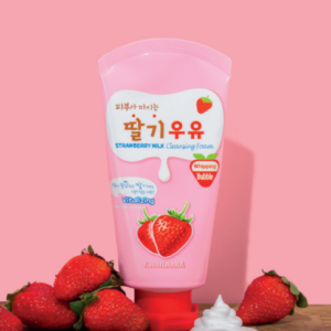 Kwailnara Cleansing Foam De Morango e Leite
