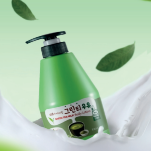 Kwailnara Loção Corporal com Leite e Chá Verde
