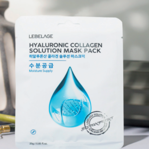 Lebelage Máscara Facial de Colágeno e  Ácido Hialurônico
