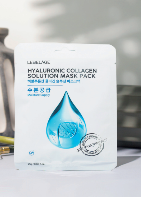 Lebelage Máscara Facial de Colágeno e Ácido Hialurônico