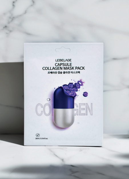 Lebelage Máscara Premium de Hidratação de Cápsula de Colágeno