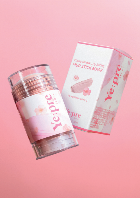 Yepre Máscara Facial Vegana em Bastão de Flor de Cerejeira